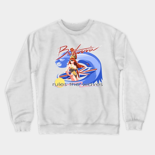 Britannia Rules the Waves Crewneck Sweatshirt by EpicTones